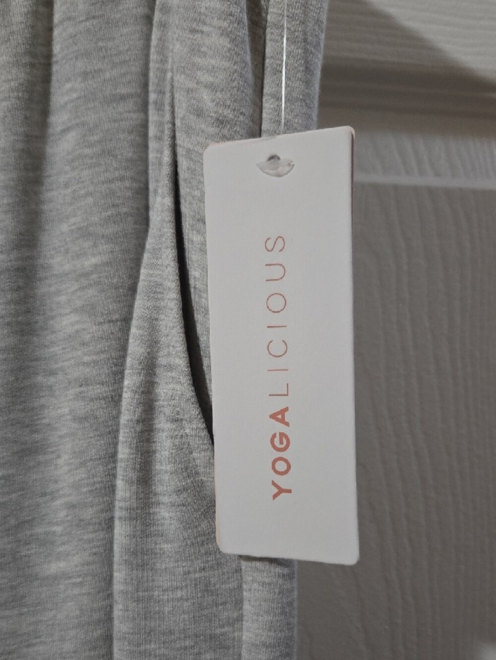 Yogalicious Heather Gray Lounge Pants NWT - Picture 2 of 13